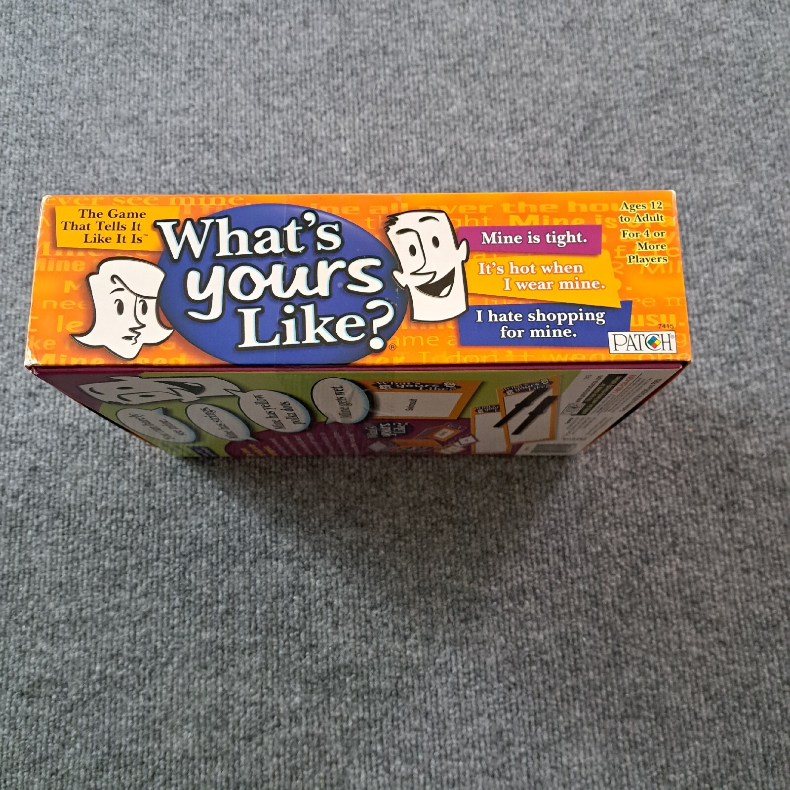 Patch Whats Yours Like? Family Party Game Guess The Word