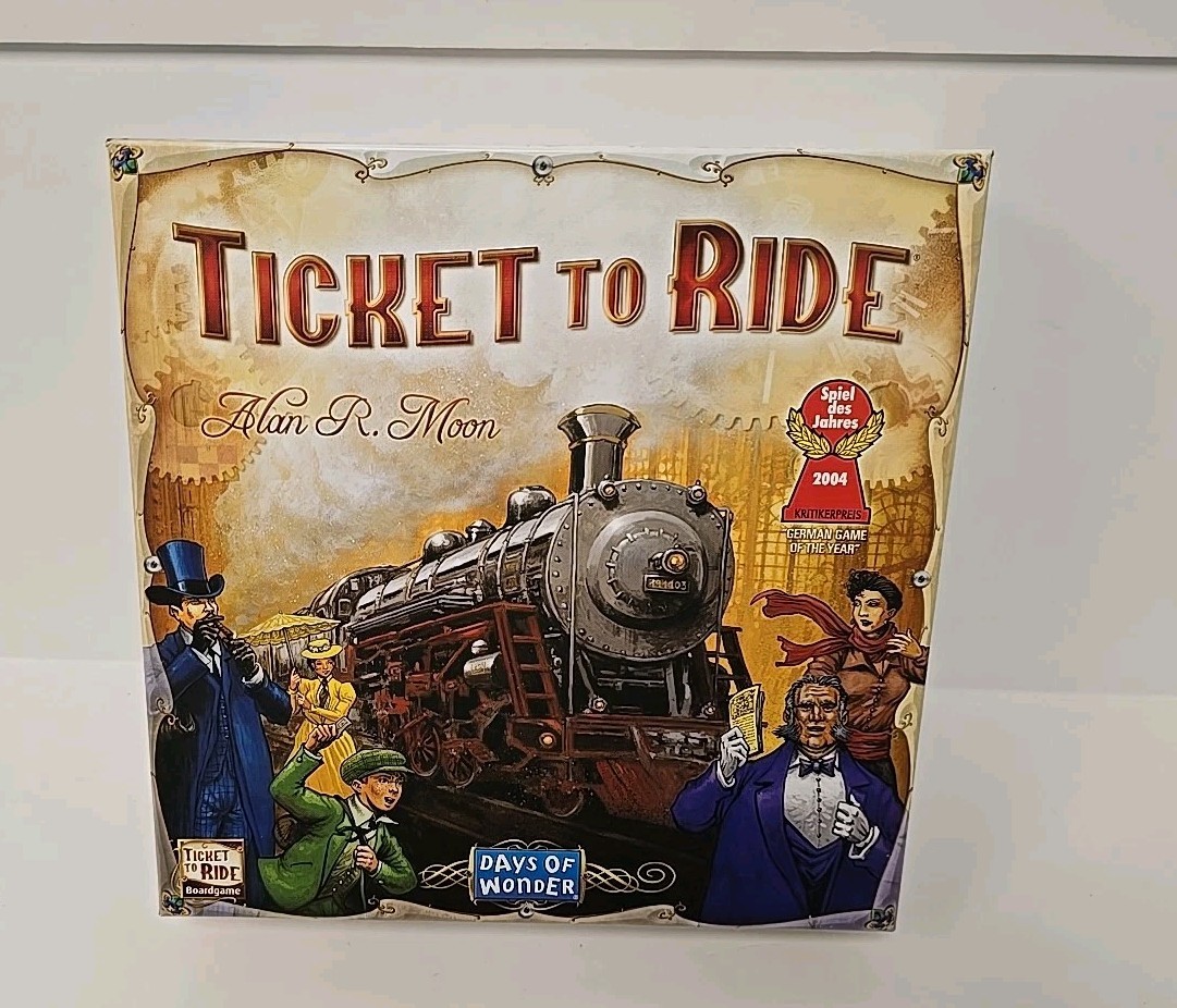 Days Of Wonder Ticket To Ride by Alan R. Moon Train Board Game 100% Complete