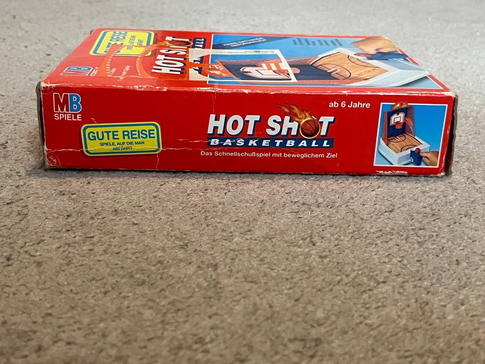 Hot Shot Basketball Travel Games Milton-Bradley 1992 VTG Rare Comes with 1 Ball