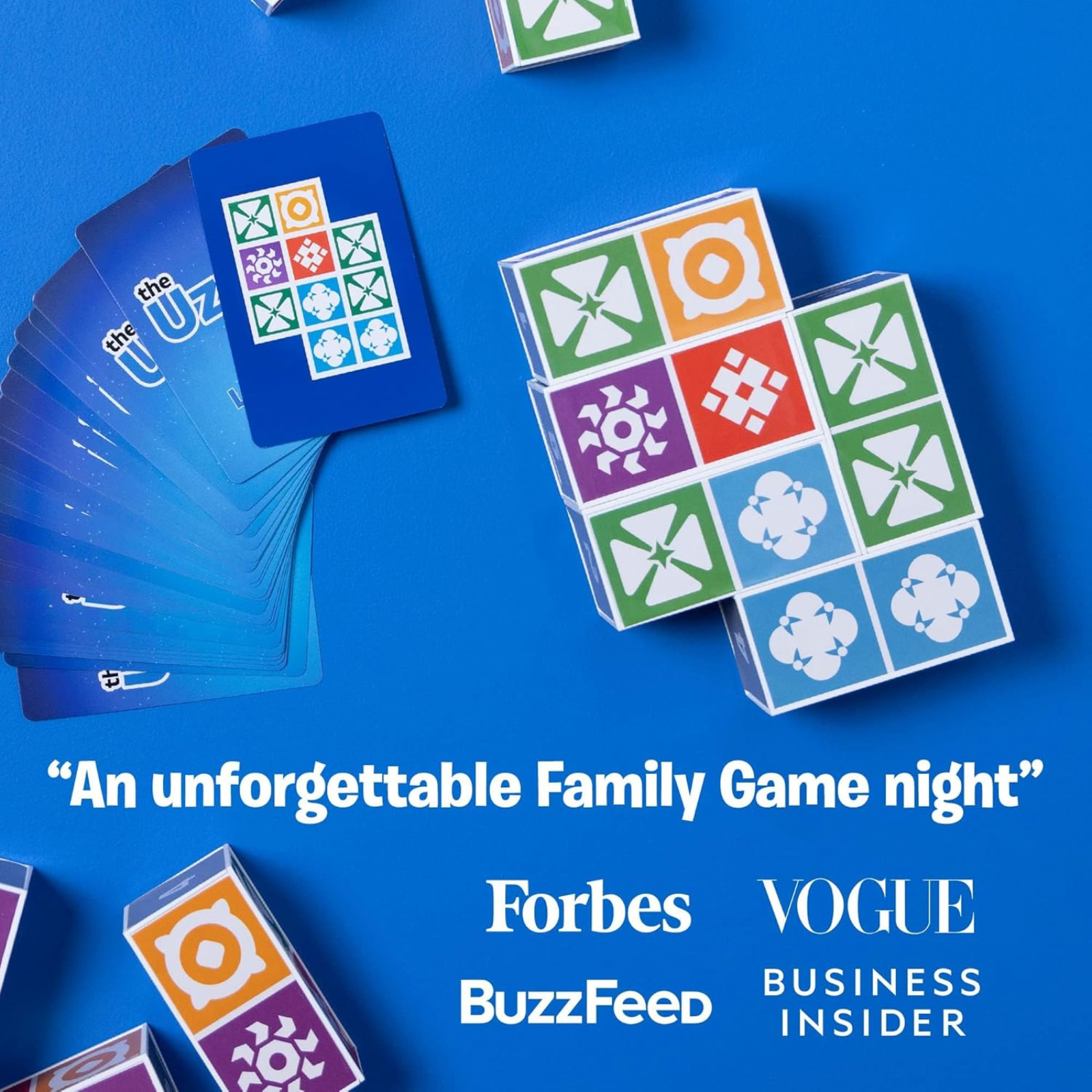 The Uzzle 3.0 Board Game Family Block Puzzle Game for Kids & Adults Ages 4+