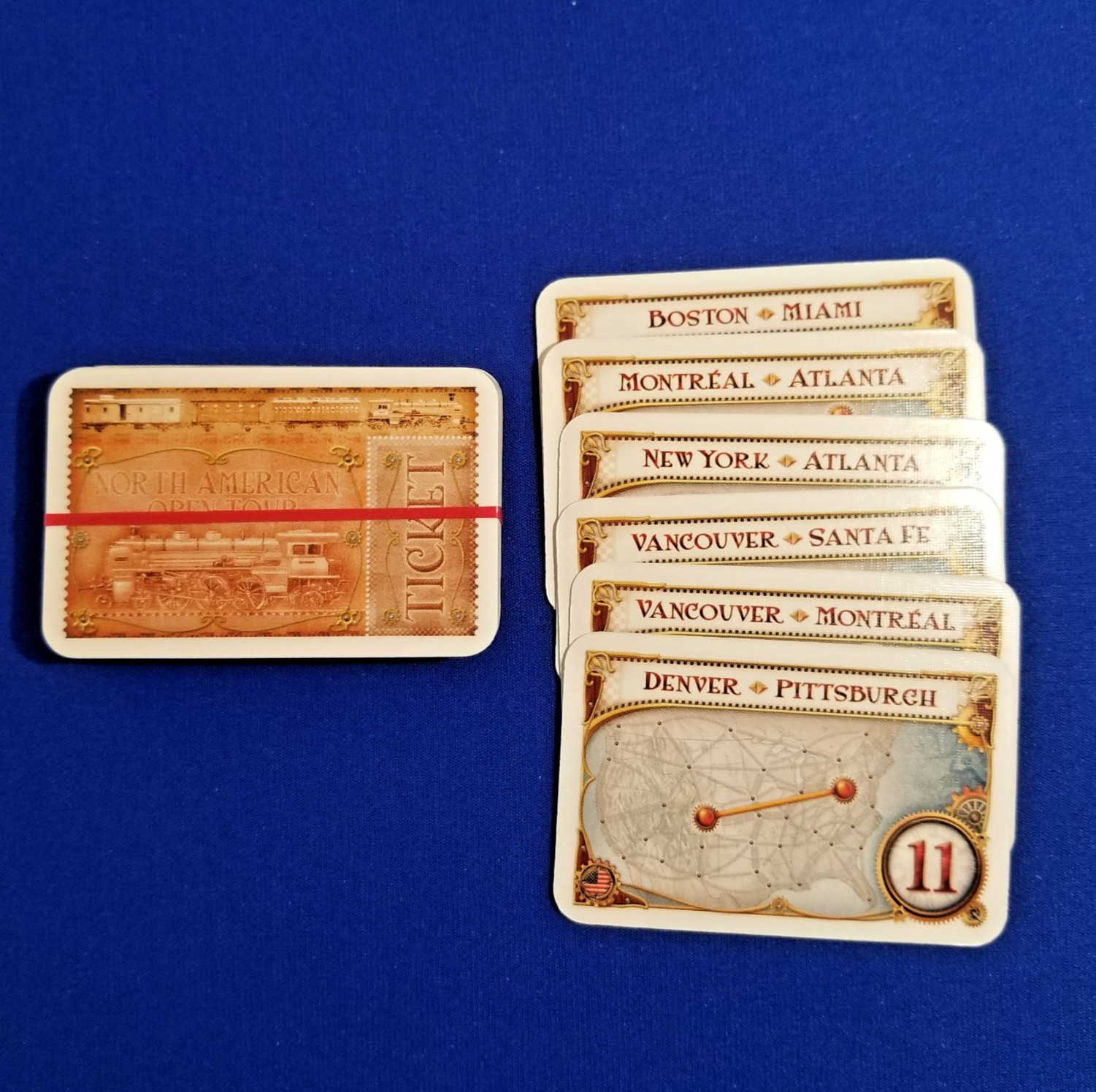 Ticket To Ride American Train Route Board Game Alan R Moon 100% Complete Game
