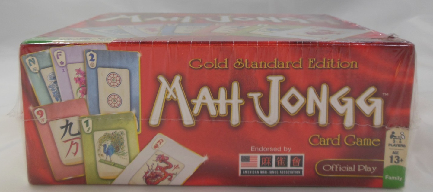 Mah Jongg Card Game Gold Standard Edition Official Play NEW SEALED