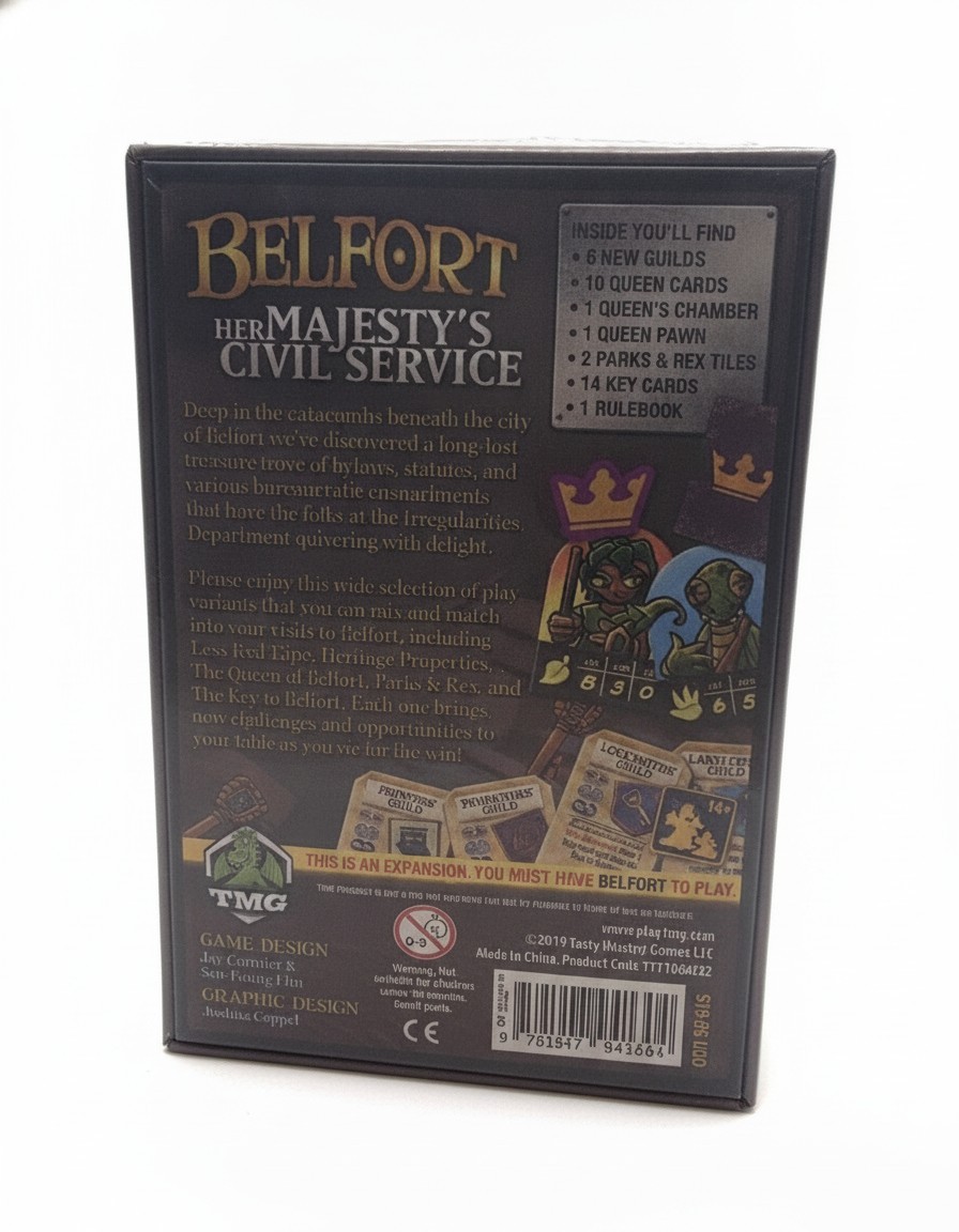 Belfort: Her Majesty’s Civil Service Expansion TMG Board Game – Sealed 2019 OOP