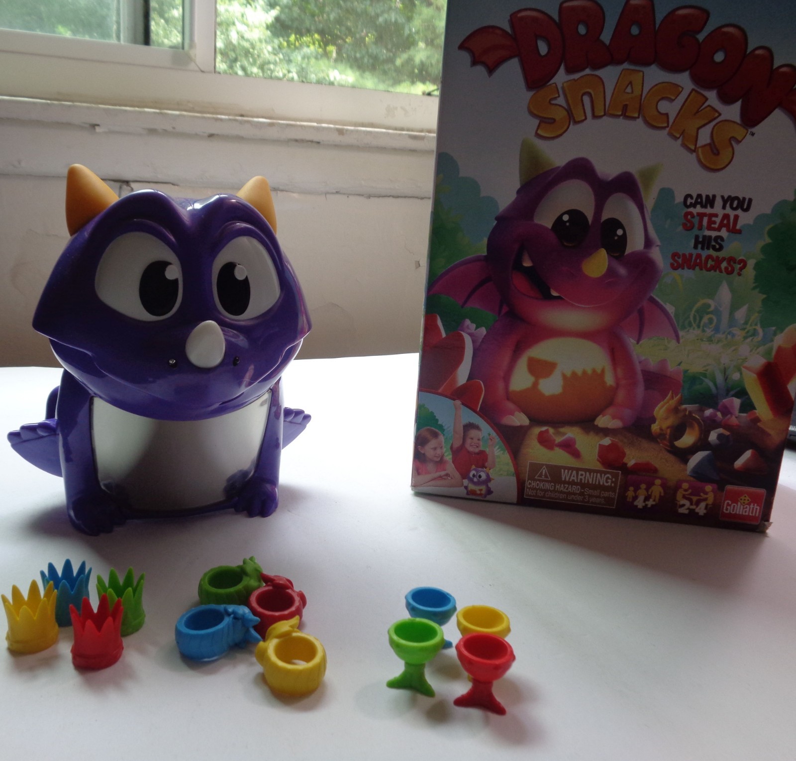 Dragon Snacks Game by Goliath (2-4 Players, Ages 4+) *Complete & Working*