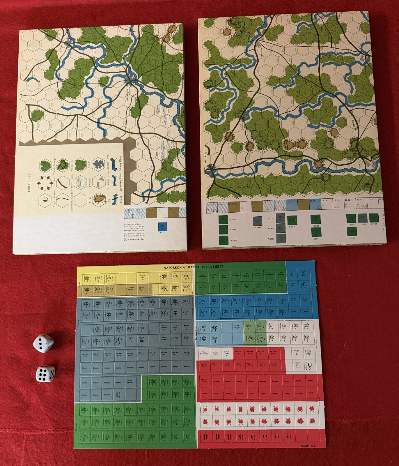 Avalon Hill 1983 : Napoleon At Bay – Campaign in France, 1814 UNPUNCHED