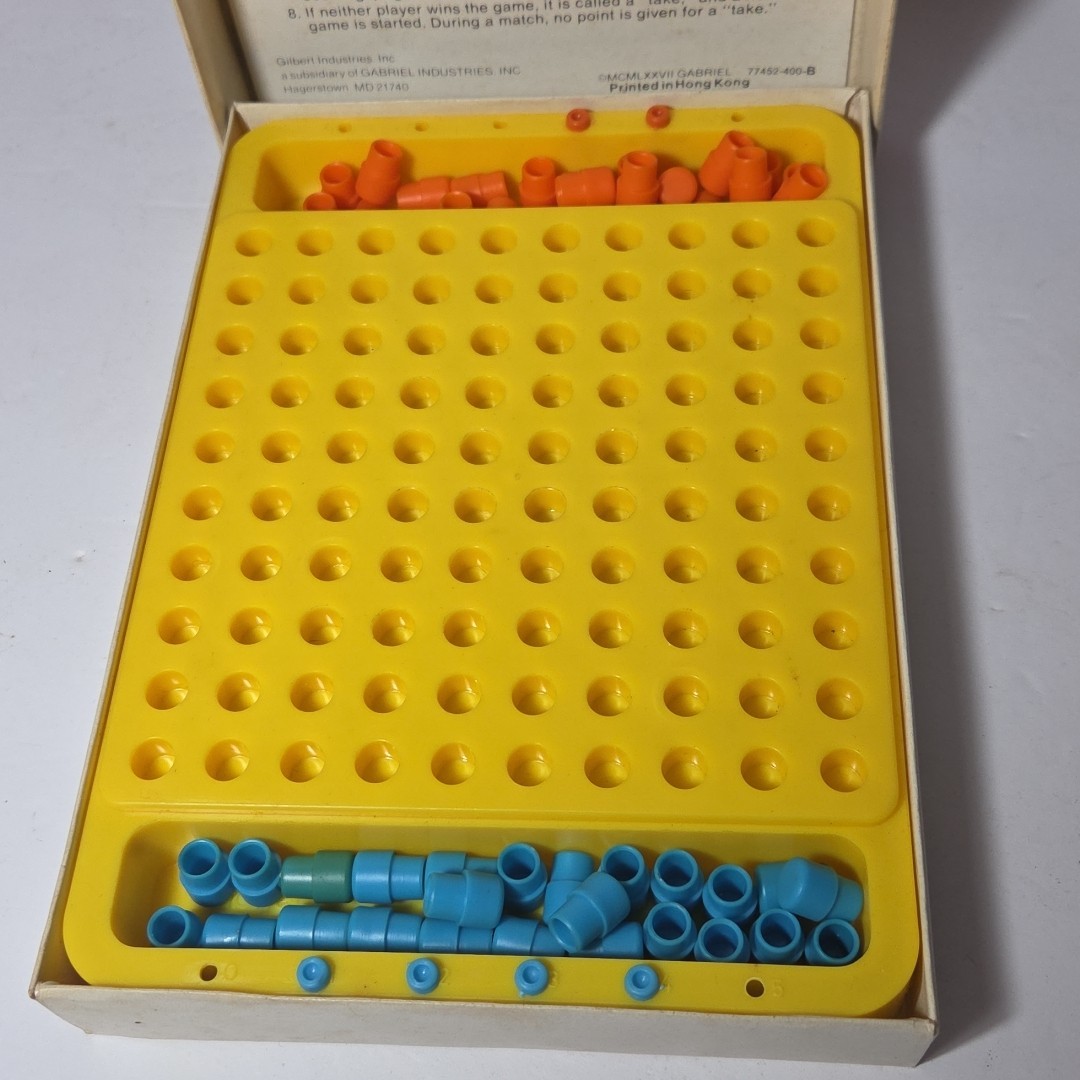 Vintage Take 5 Board Game W/ Box 1977 Gabriel Hi-Q Strategy Puzzler