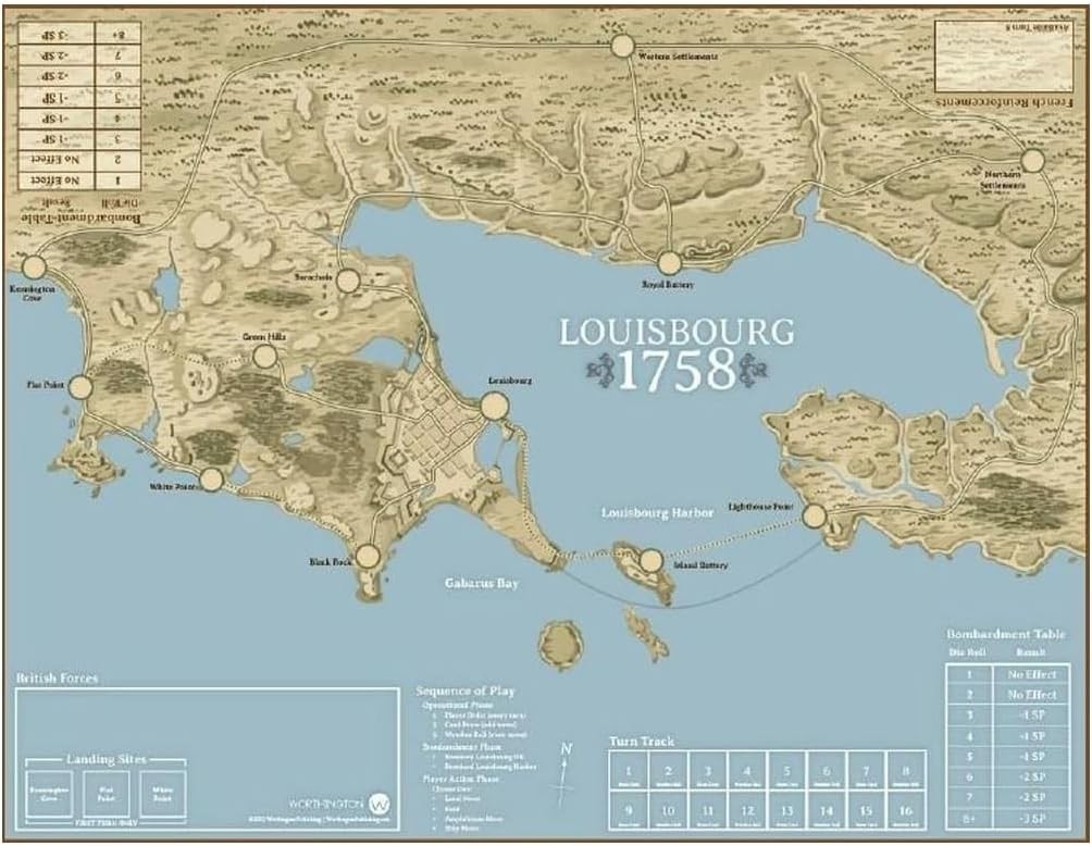 Louisbourg 1758 by Worthington Publishing – SEALED
