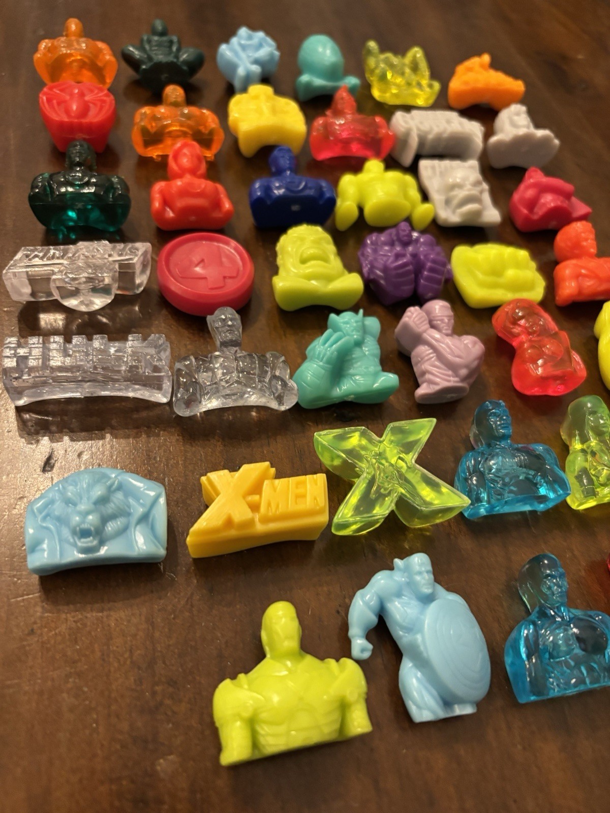 100% Complete SET Gogos Crazy Bones MARVEL HEROES Spiderman Hulk X Men Figures