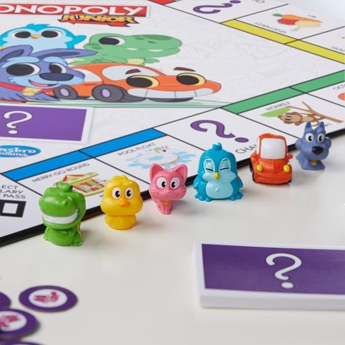 Monopoly Junior Board Game, 2-Sided – 2 Games in 1 – NEW SEALED