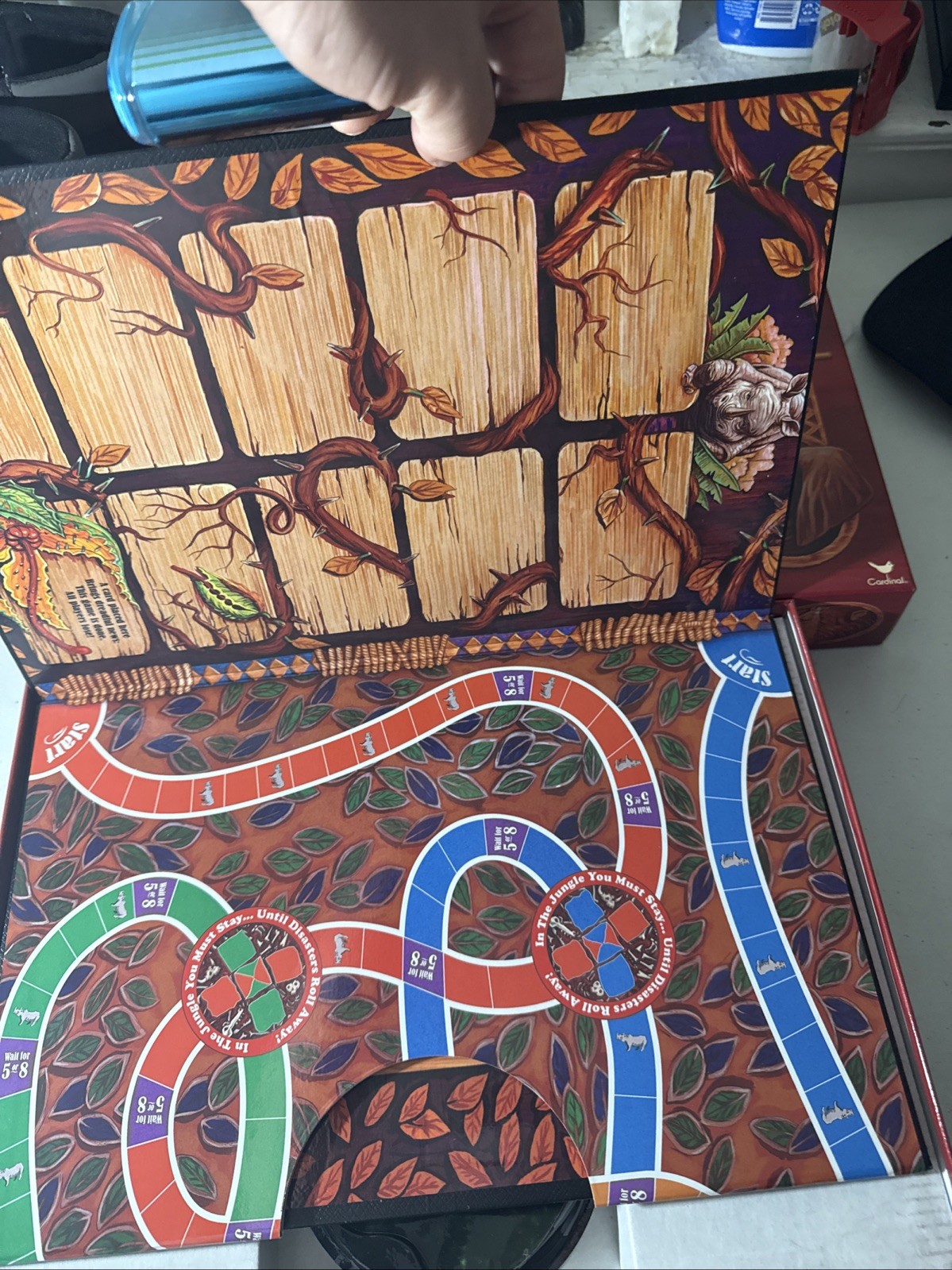 Milton Bradley Original JUMANJi Board Game 100% complete Vintage