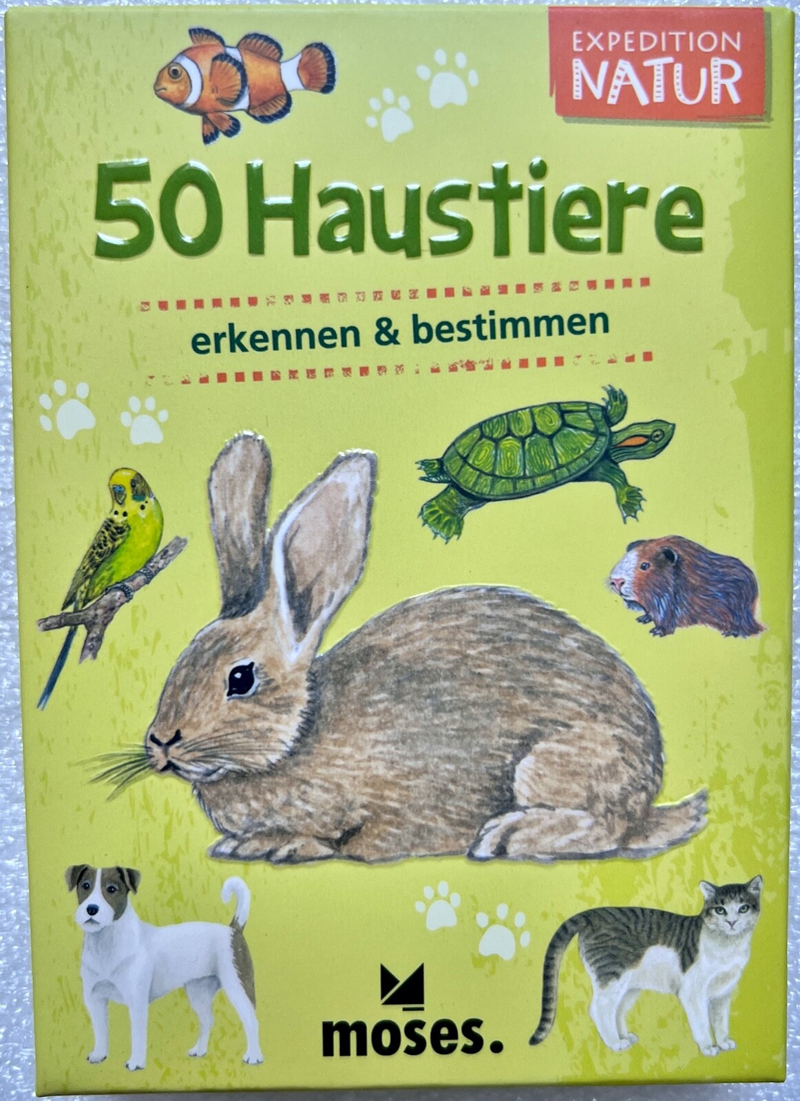 50 Pets Expedition Nature Moses Learning Game Quizzes Card Game FSC 9792
