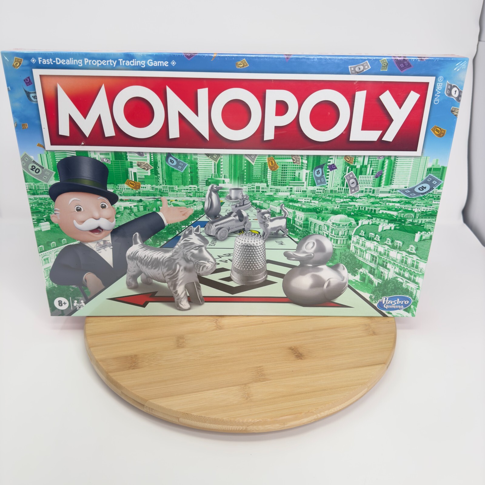 Hasbro MONOPOLY Strategy Modern Board Game For 2-6 Player Buy, Sell, Dream C1009