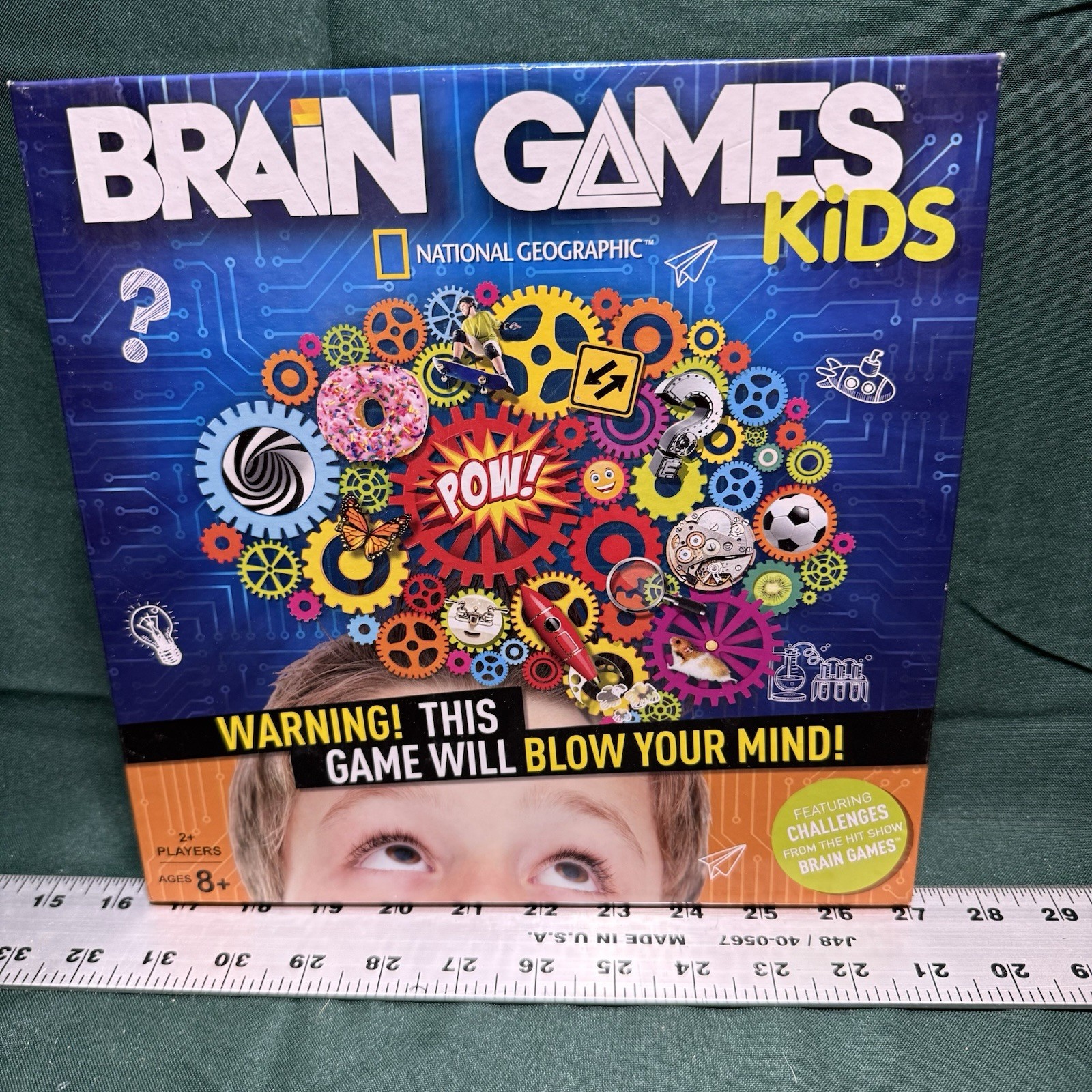 Brain Games Kids Board Game National Geographic Complete-Free Shipping
