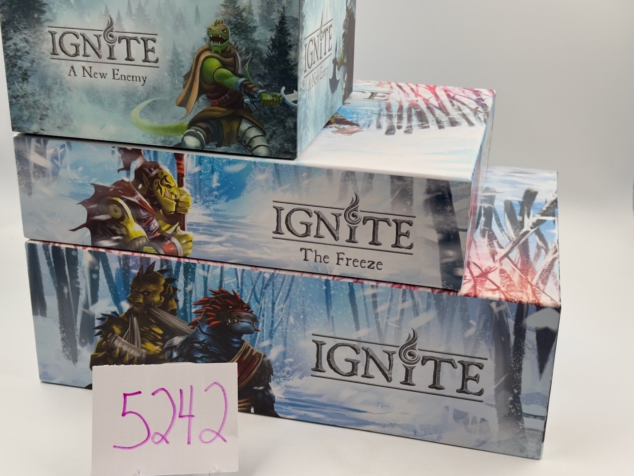 Ignite Kickstarter Boardgame: Base Game, The Freeze & A New Enemy Expansions