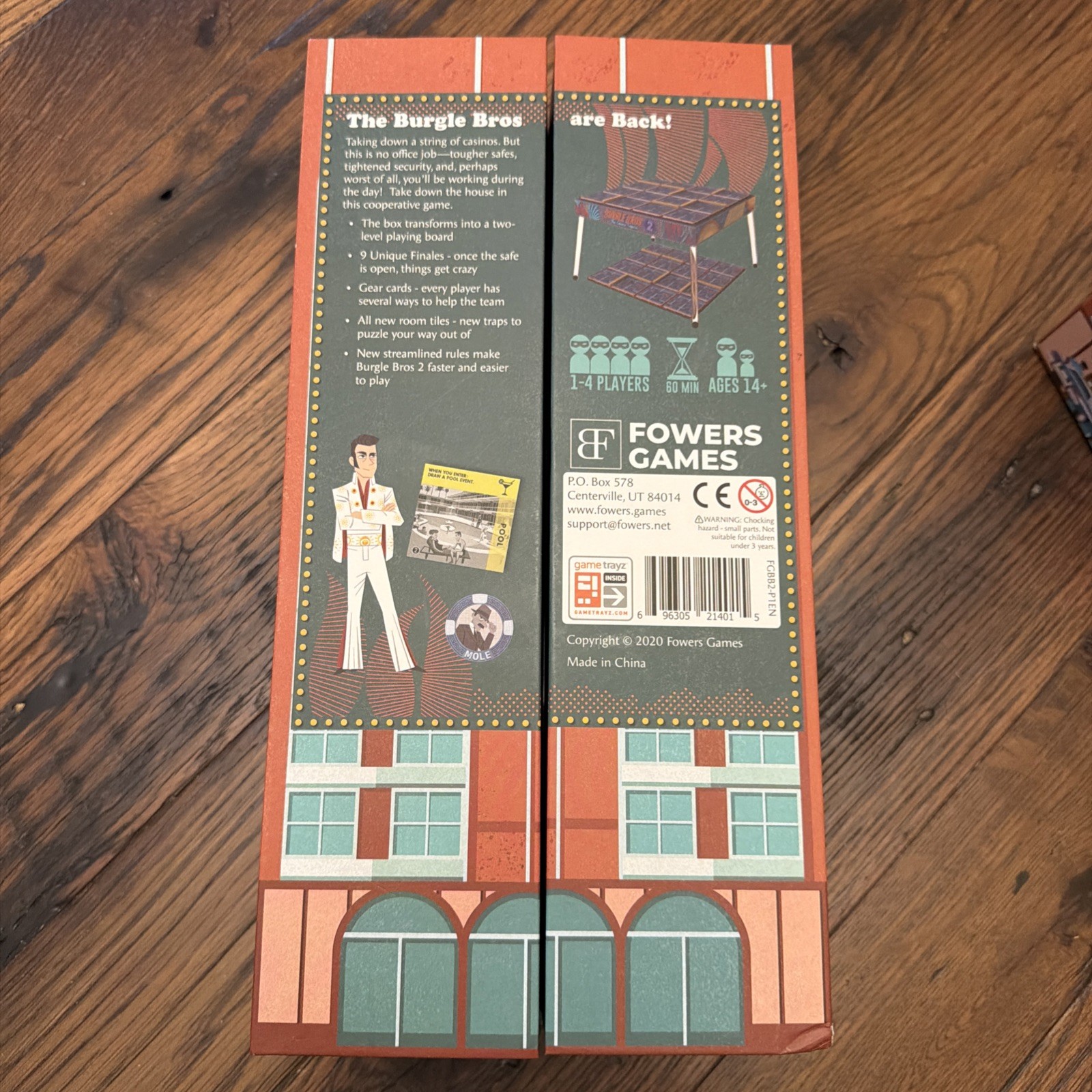 Burgle Bros 2: The Casino Capers board game – 100% complete