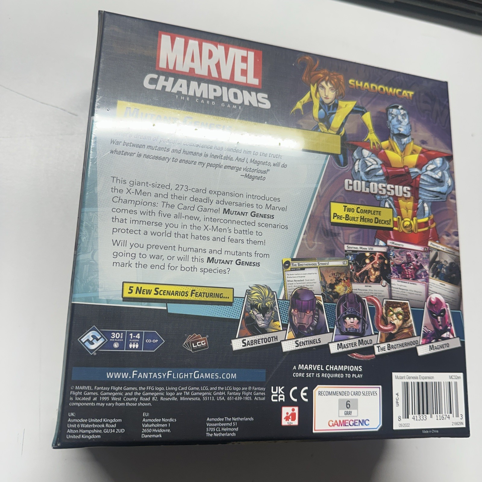 Mutant Genesis Marvel Champions Expansion NIS NIB Sabertooth Sentinels Magneto