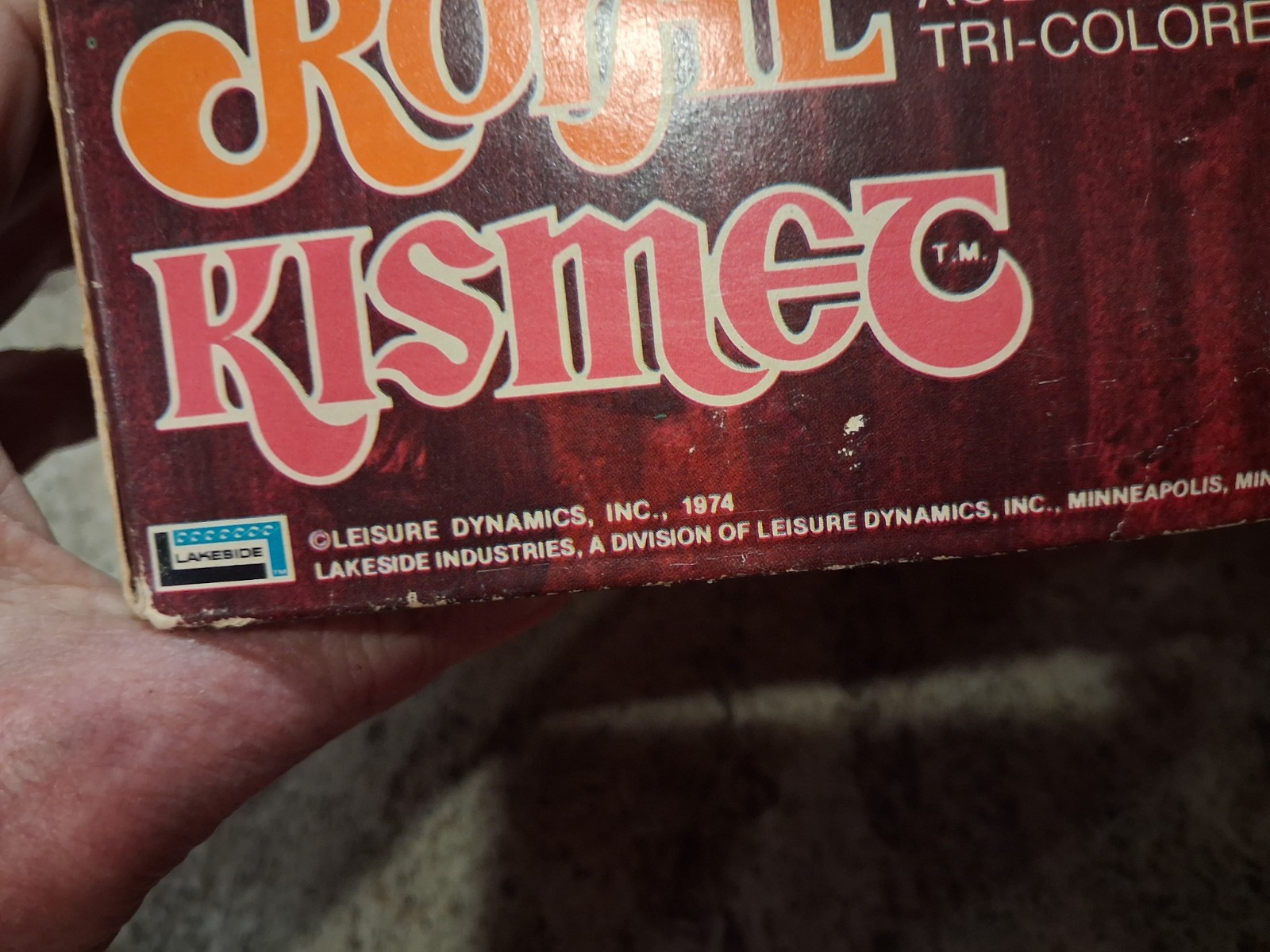 Vintage 1974 Lakeside’s Royal Kismet Poker Dice Family Game Complete RARE