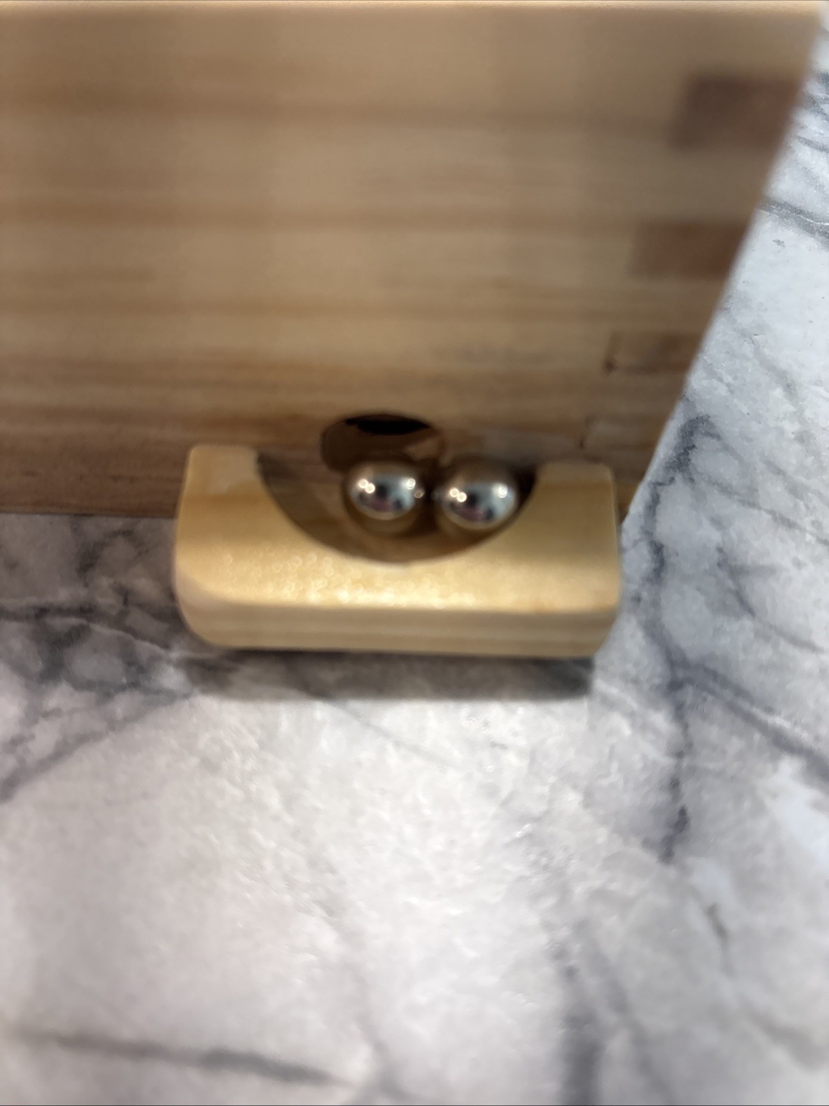 Labyrinth wood tabletop game.