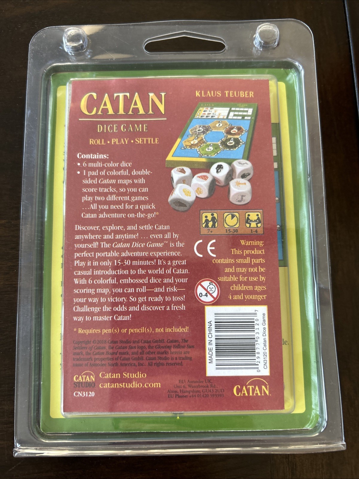 Settlers of Catan 5-6 Player Extension with Dice Game BRAND NEW