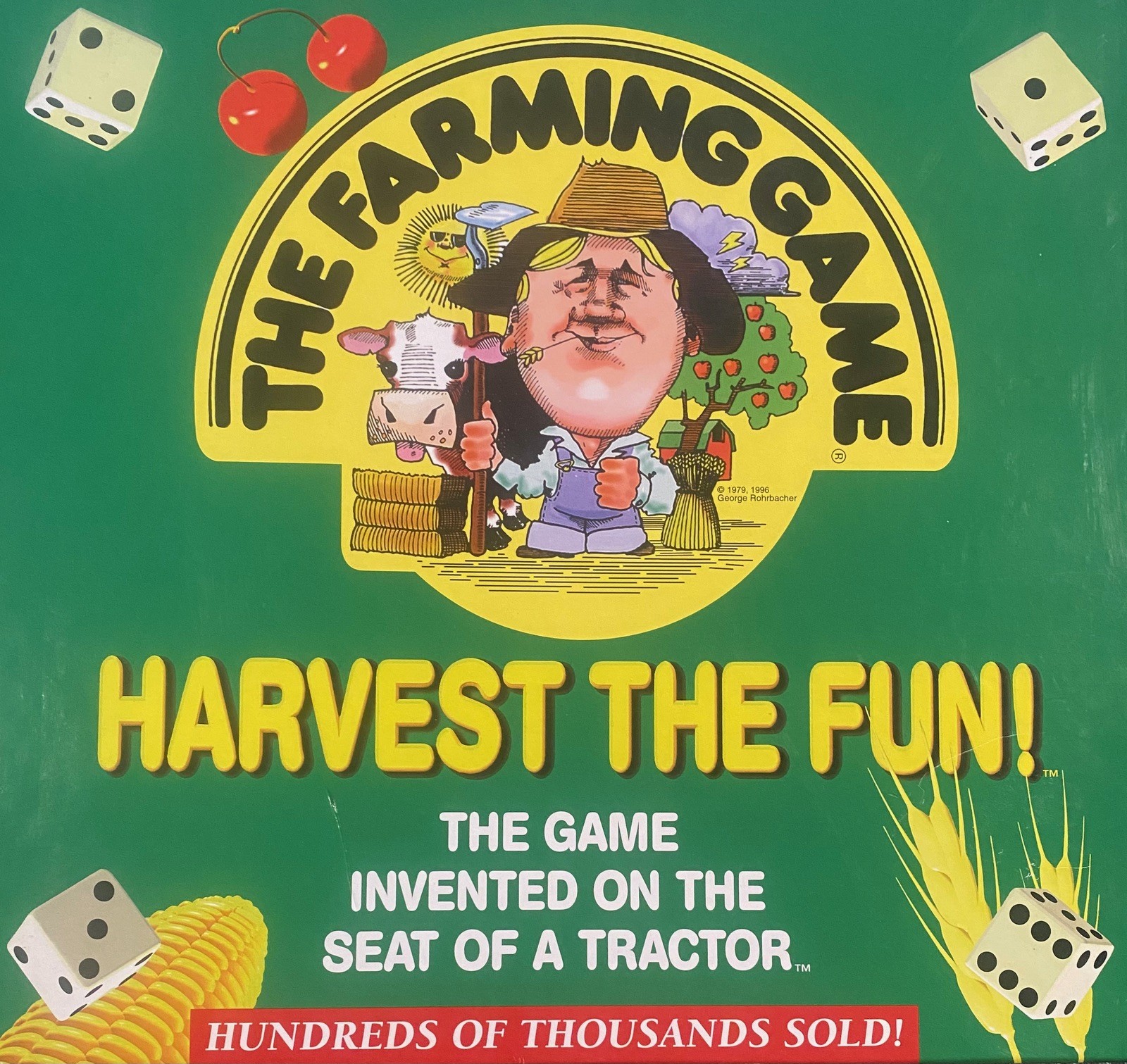 THE FARMING GAME – Harvest the Fun c.1996 COMPLETE & EXCELLENT Great Family Game