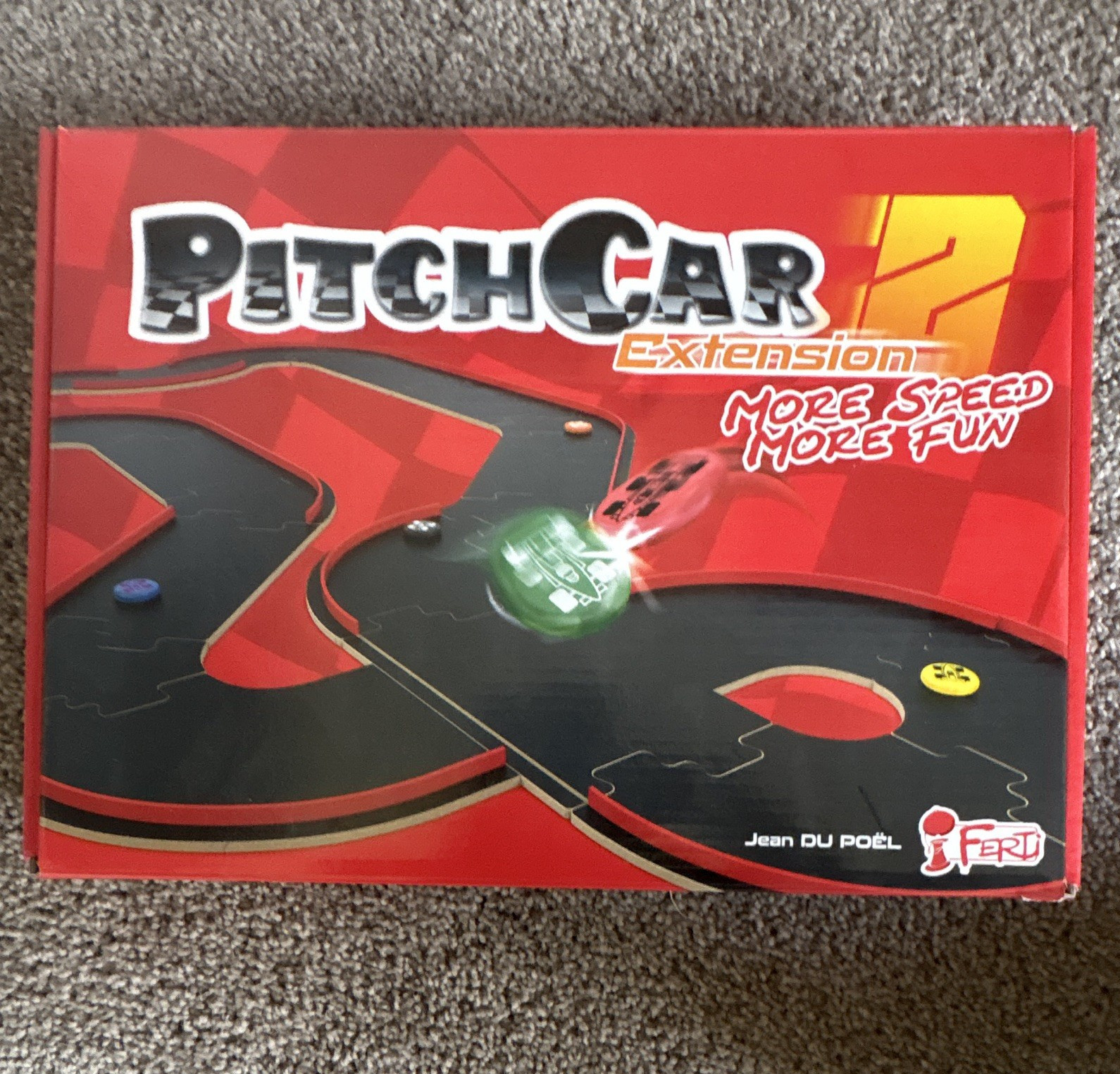 Ferti PitchCar Extension 2 Racing Board Game Extension Pack 2 Players Age 6+