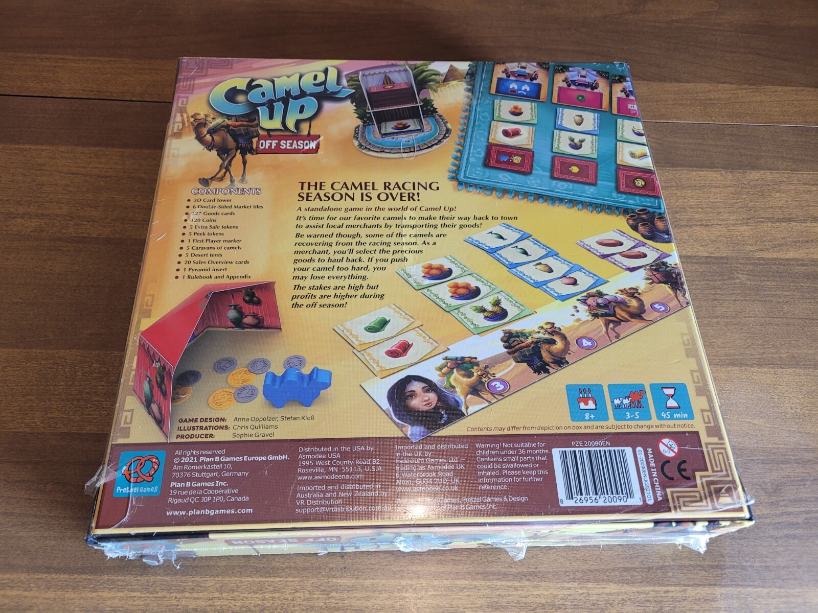 2021 CAMEL UP OFF SEASON Board Game New Sealed
