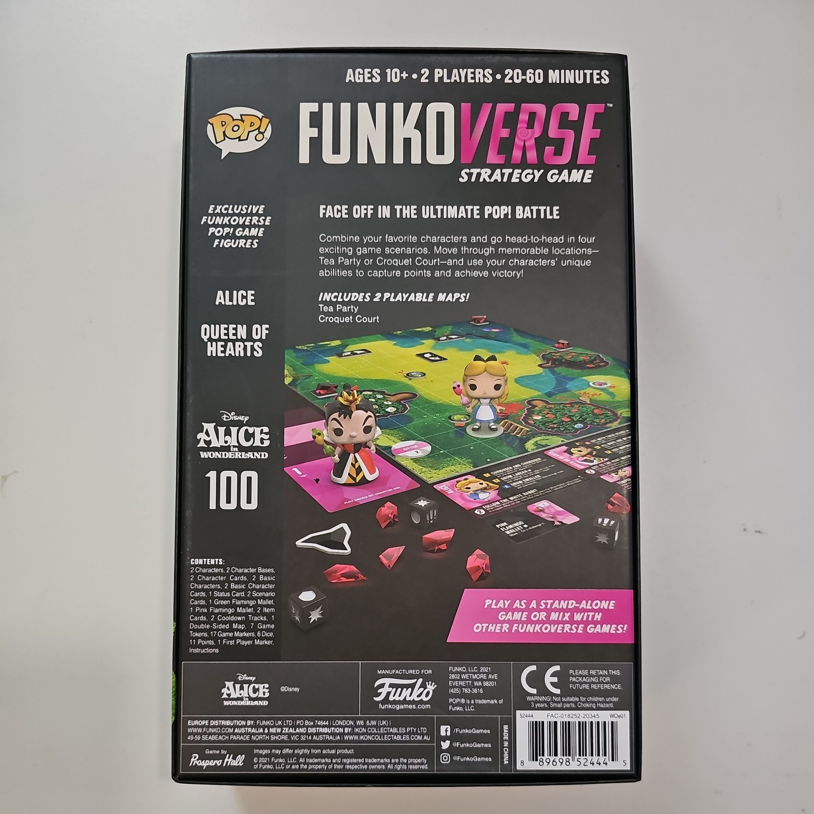 Funko Games Funkoverse Disney Alice in Wonderland Complete
