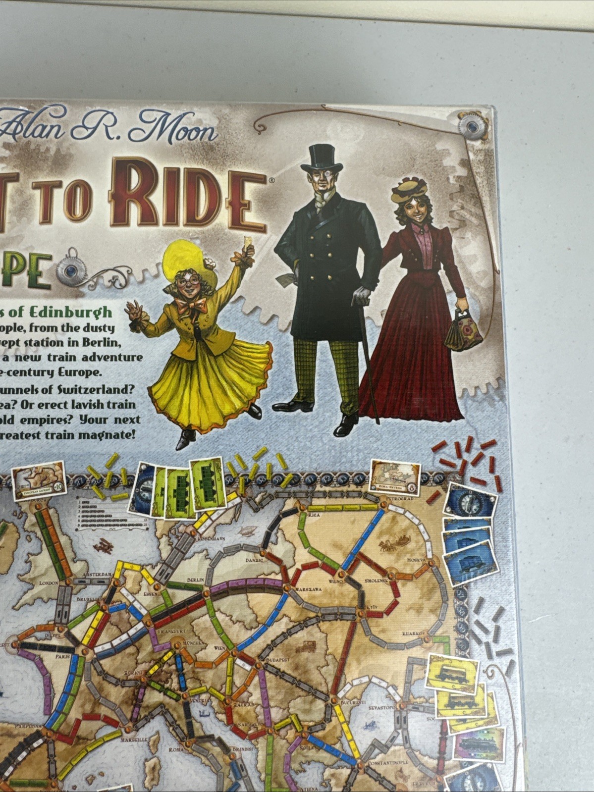 Days of Wonder Ticket to Ride Europe Board Game Brand New Factory Sealed