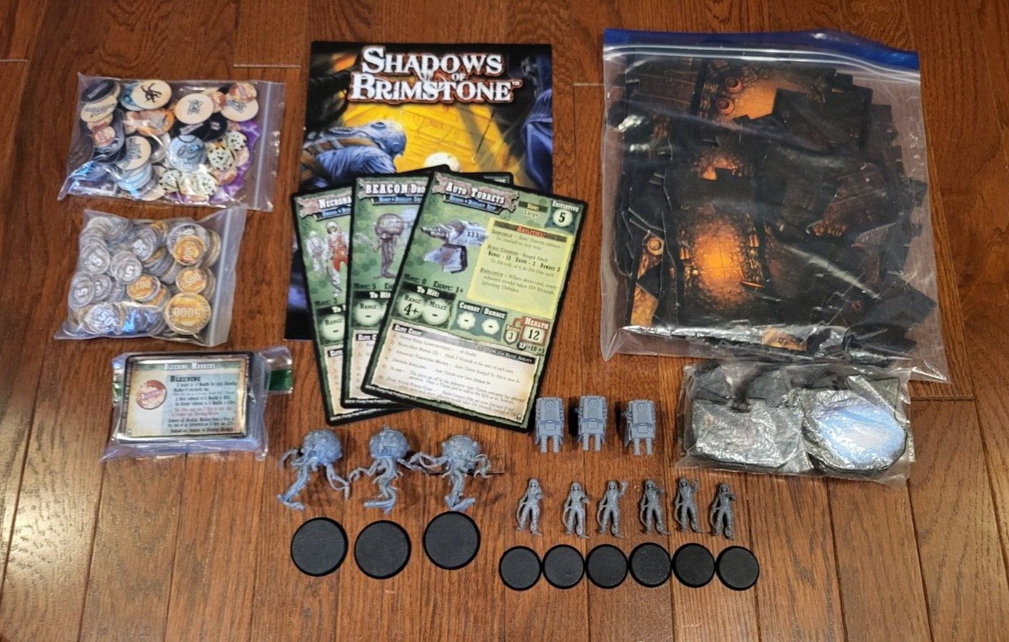Shadows of Brimstone Other Worlds Derelict Ship Expansion by Flying Frog