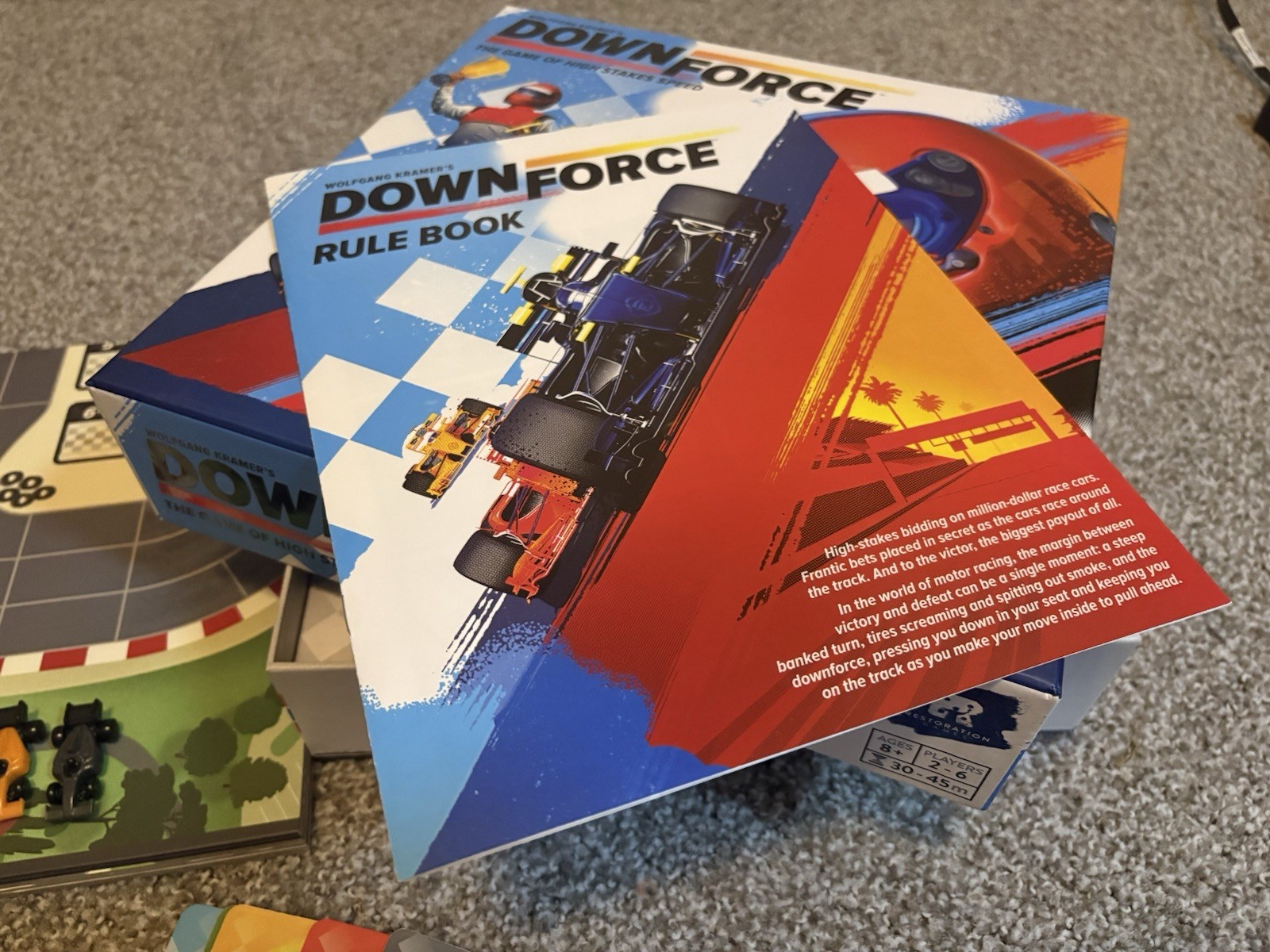 Restoration Games Wolfgang Kramer’s Downforce Board Game