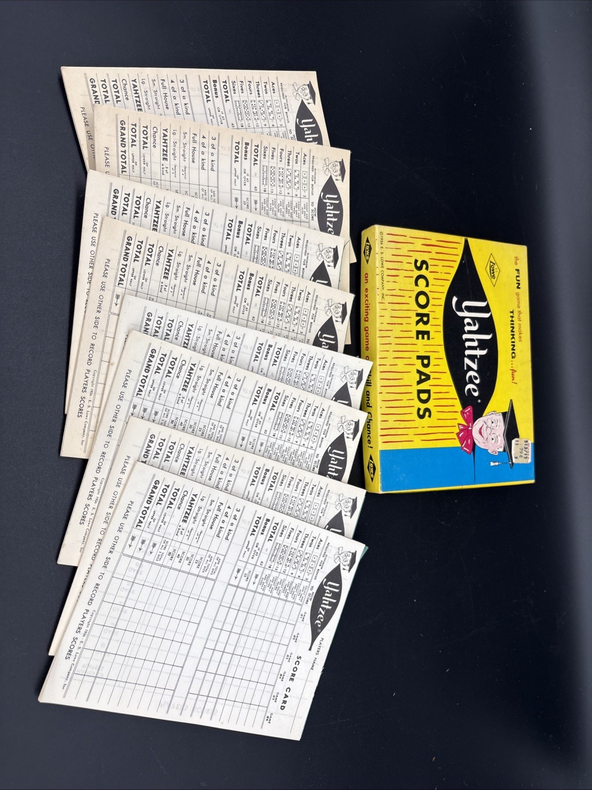 Vintage Yahtzee, Triple Yahtzee & Kismet Score Pads – 15 Pads Total