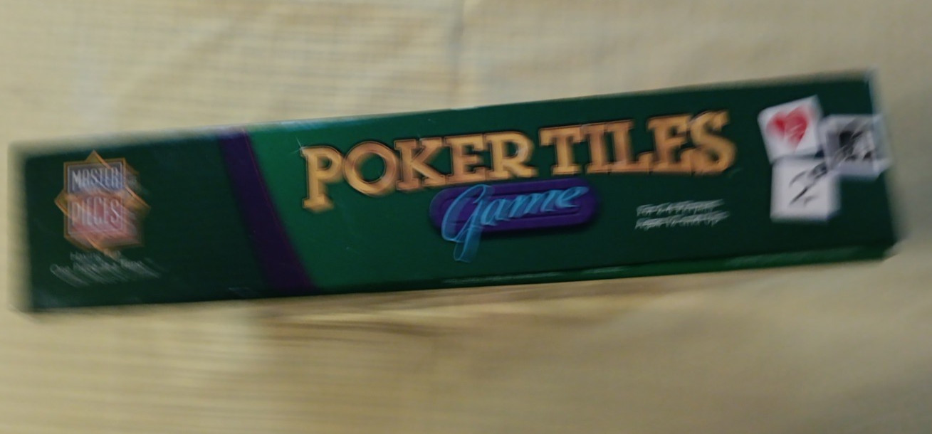 Master Pieces, Poker Tiles Game, 12 Years+, 2-4 Players