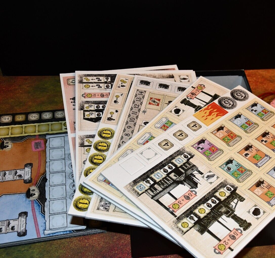 Spielworxx Boardgame Kohle & Kolonie Box Vg (Minor Box Repair)*