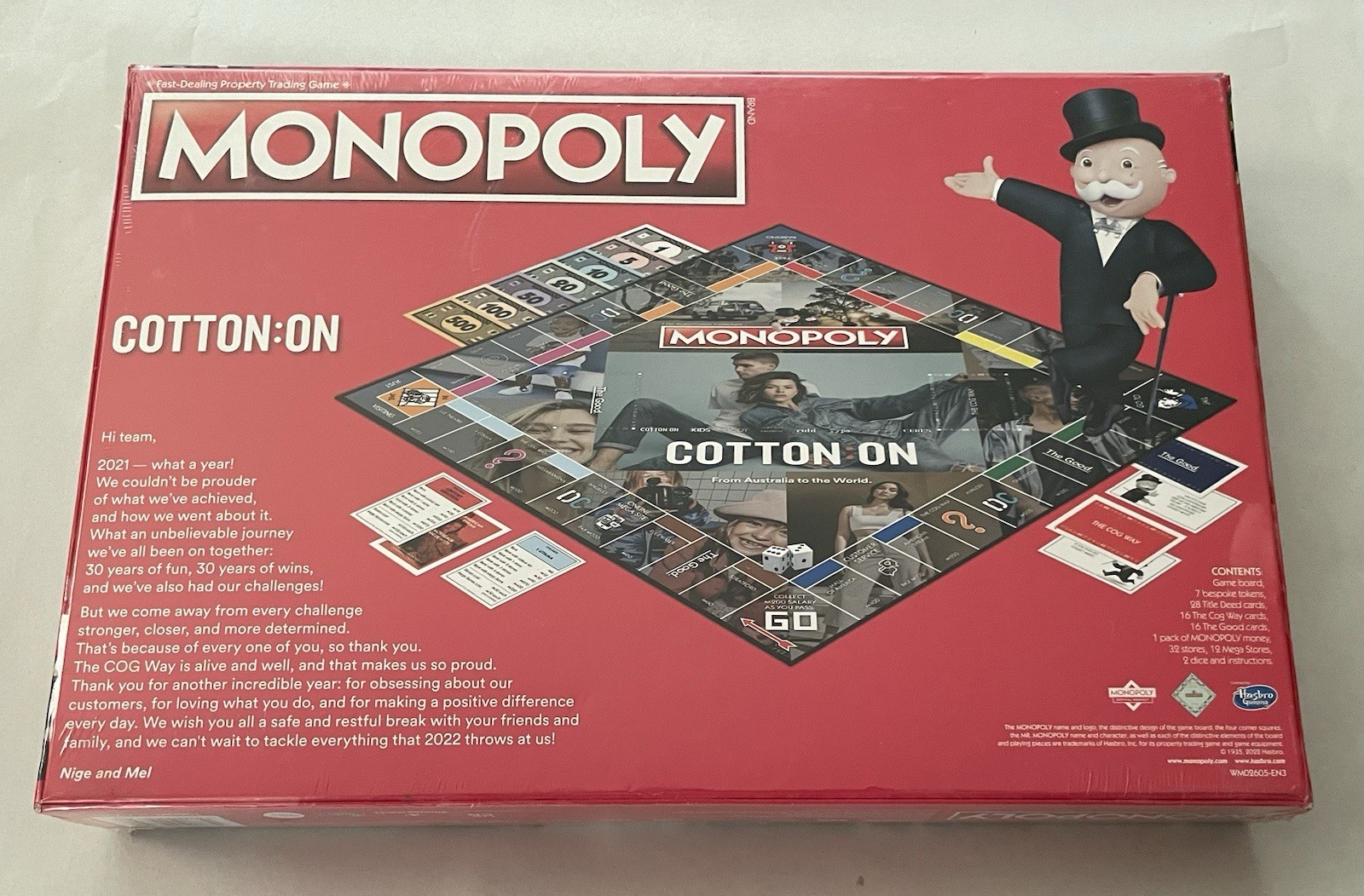 Monopoly Cotton: On From Australia to the World Board Game (New—In Shrinkwrap)