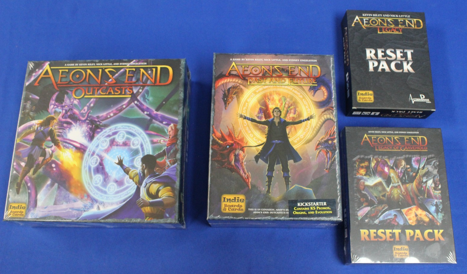 Indie Boards & Cards Aeons End 2nd Edition Expansion Accessory Kickstarter Lot