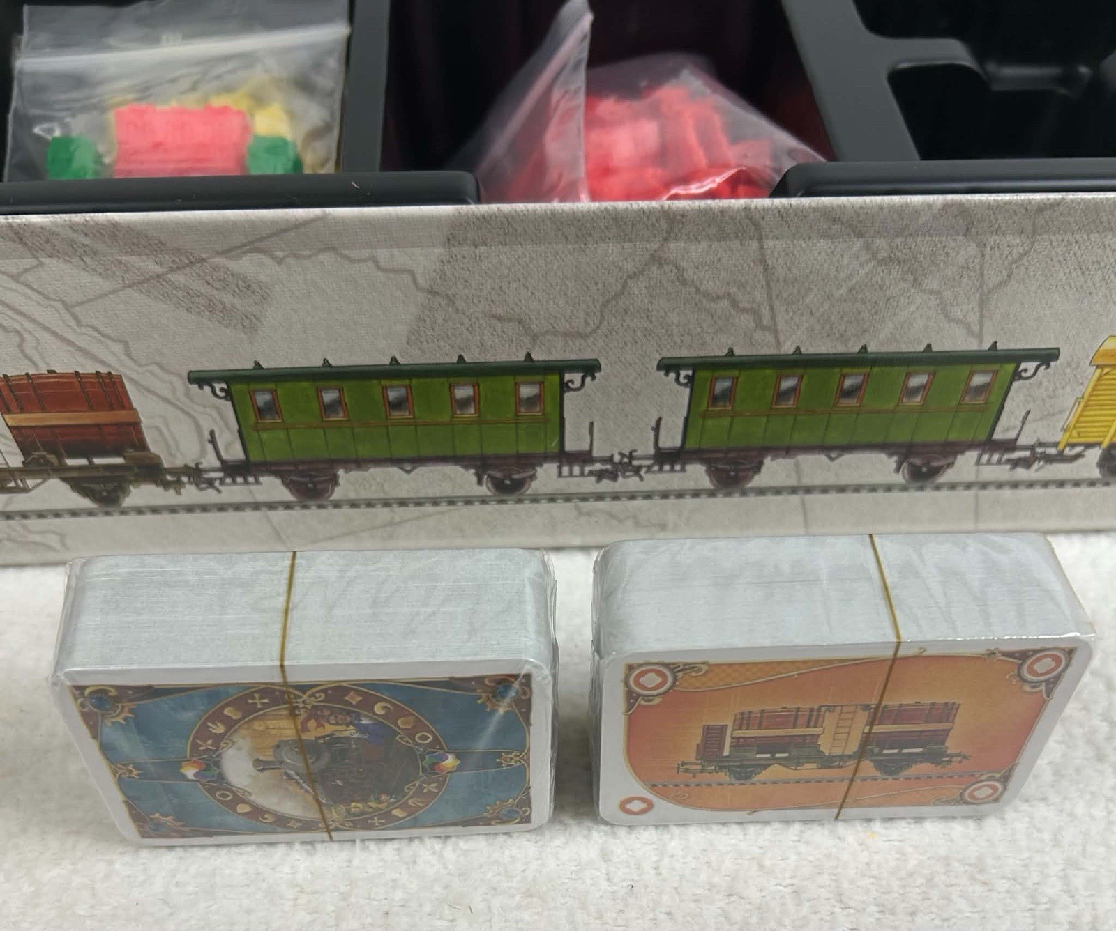 Ticket to Ride Original Edition North America Board Game Complete Open Dmg Box