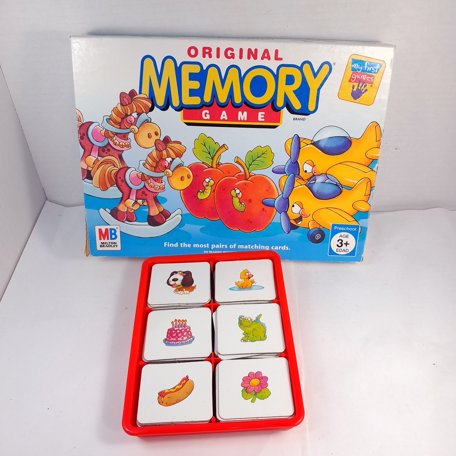 Original Memory Game Board Game Milton Bradley 2005 04664 Vintage classic READ