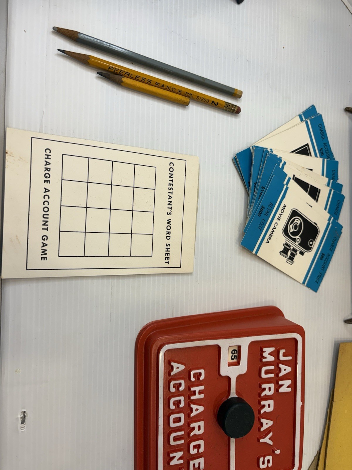 Vintage 60s Lowell Toy Jan Murray’s TV Word Game Board Game Complete