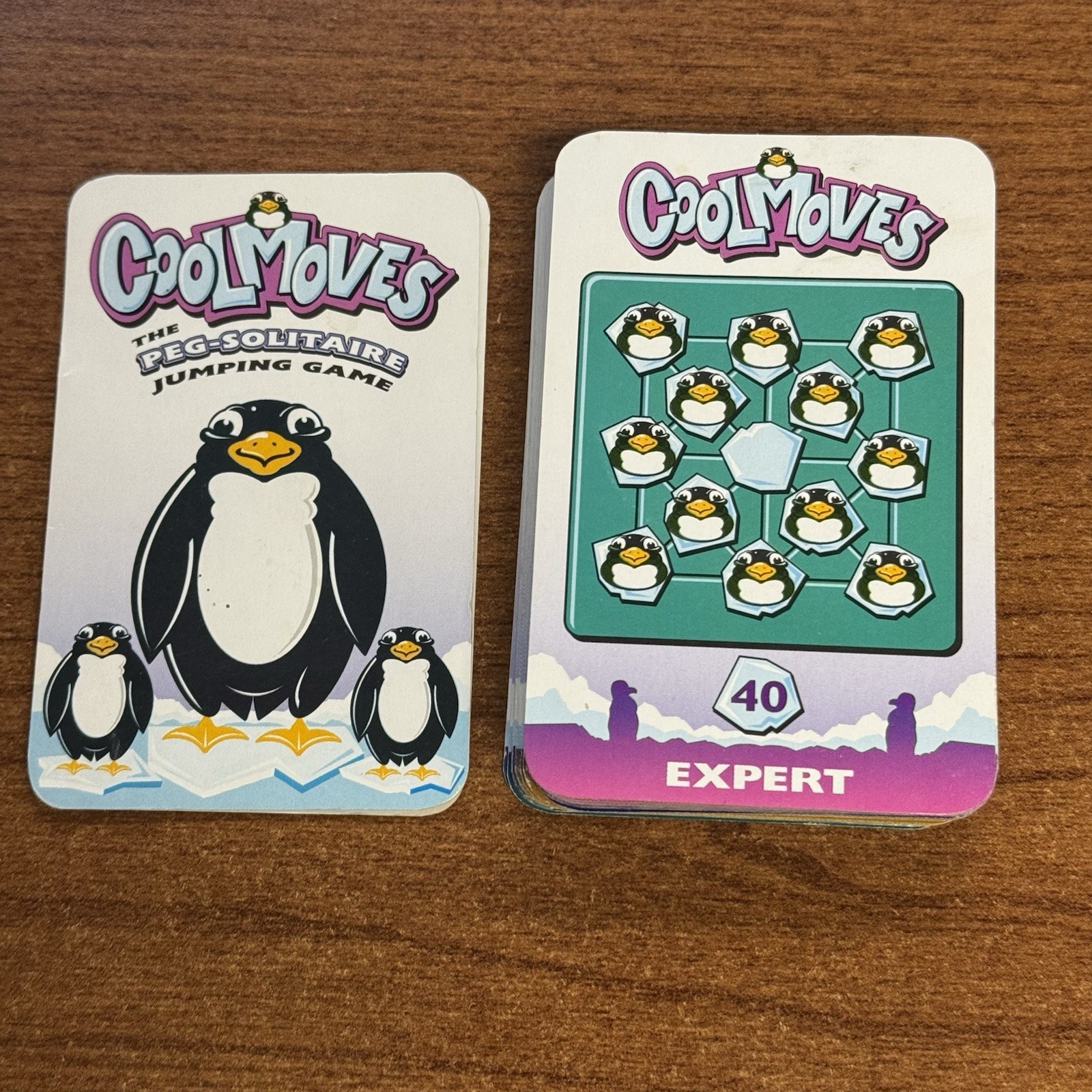 Cool Moves Puzzle Game Replacement Cards Discovery Toys 2000 Jumping Penguins