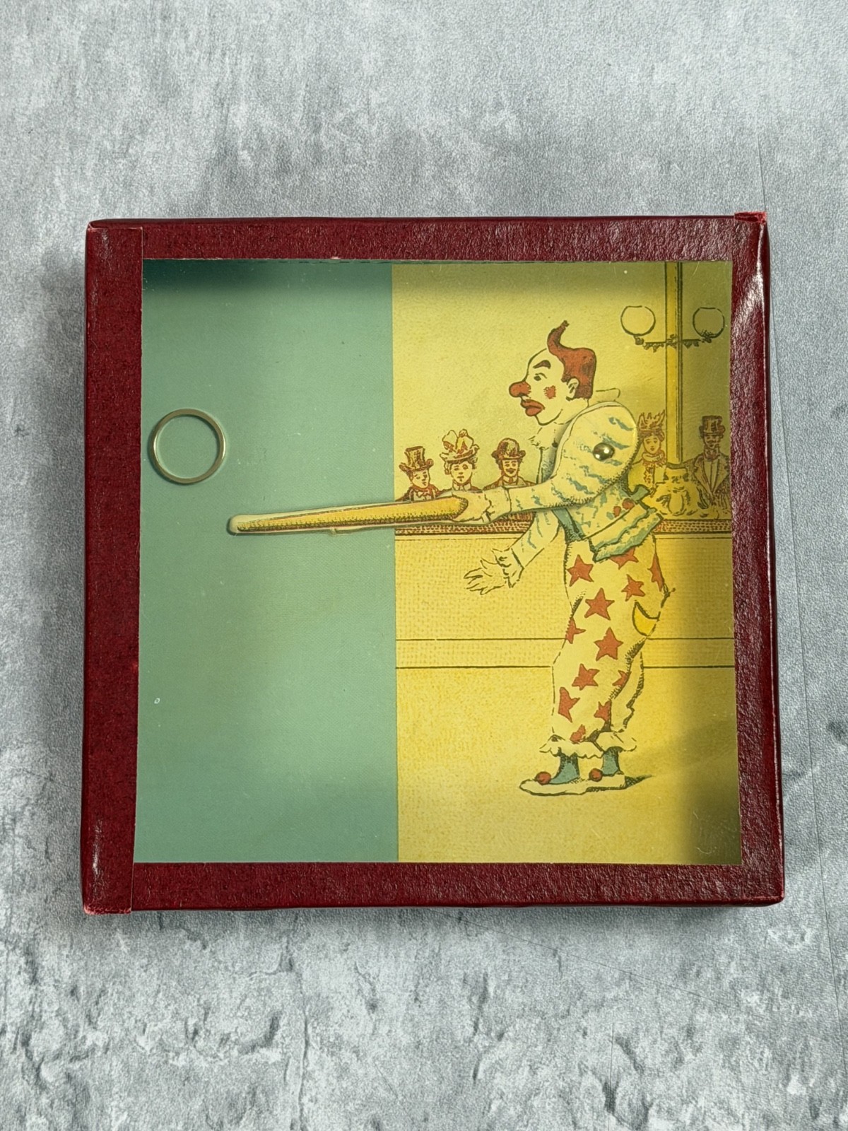 Franz Josef Holler Clown Dexterity Game Germany Vintage 1984 L’anneu Du Clown