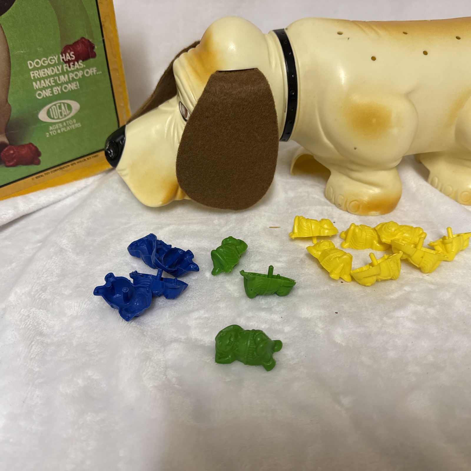 MY DOG HAS FLEAS 1979 Basset Hound Family Game Original Box no instruct