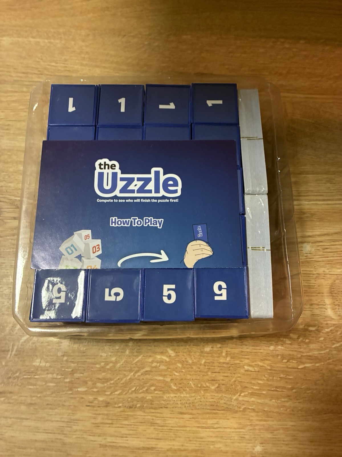 NEW The Uzzle Board Game, Family Board Games for Children & Adults OPEN BOX