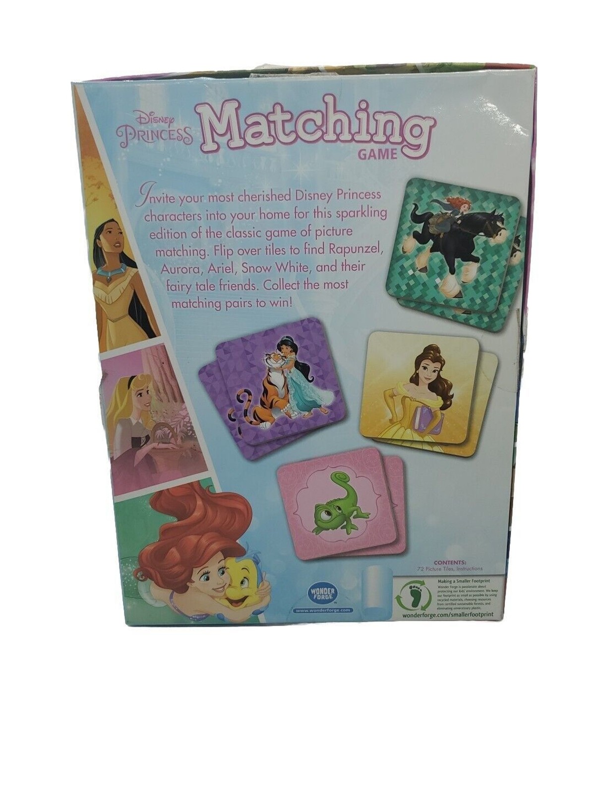 Disney Princess Matching Game Picture Tiles Memory Wonder Forge