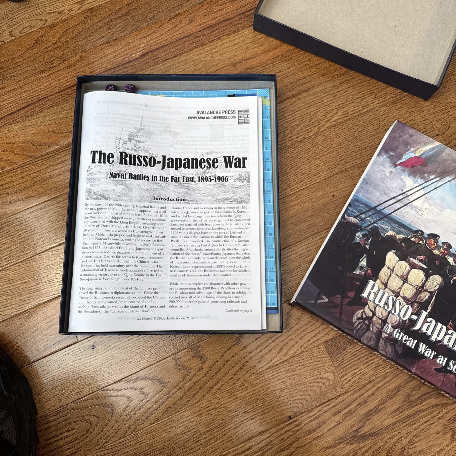 Wargame Great War at Sea #3 – The Russo-Japanese War 1904-1905 (2nd) Box VG+/NM