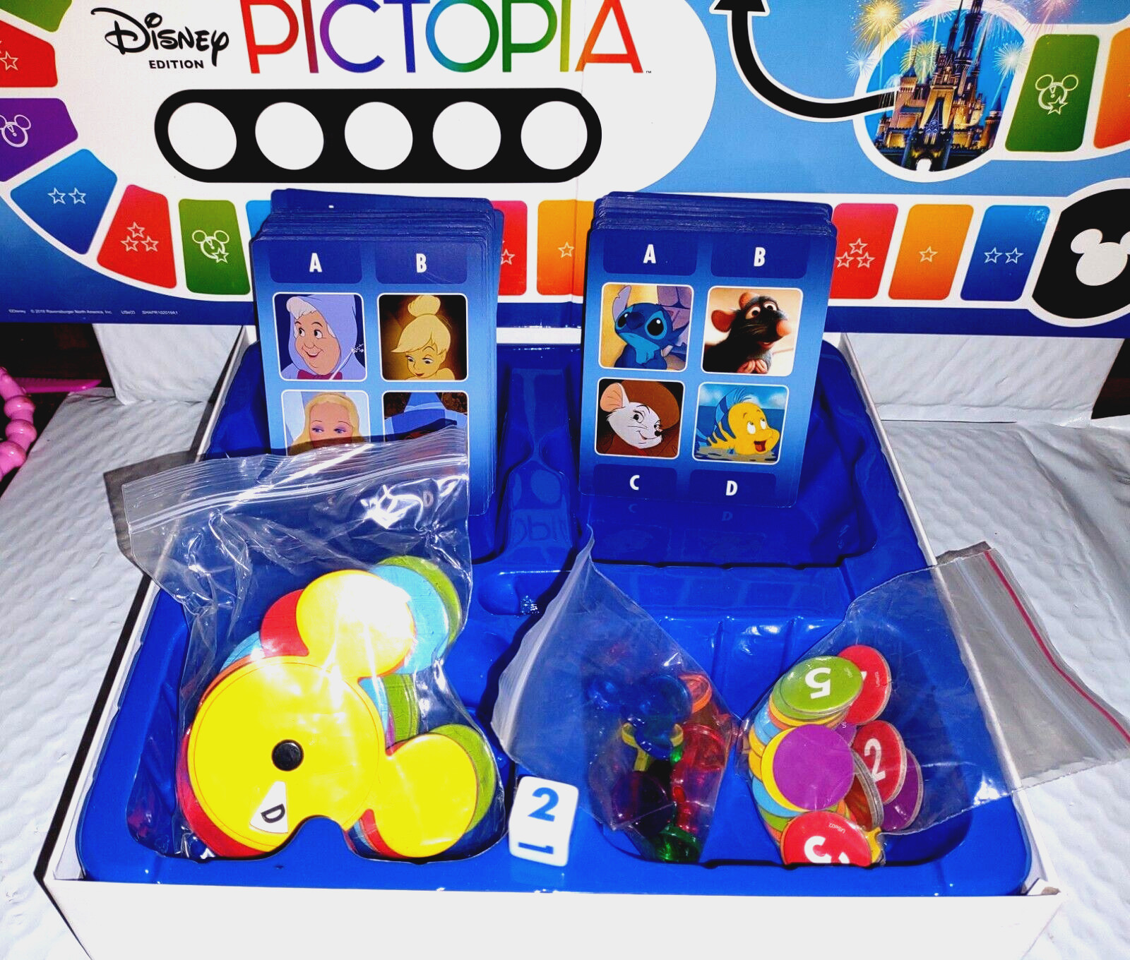 Ravensburger PICTOPIA Disney Edition Picture Trivia Family Game 2018 Complete