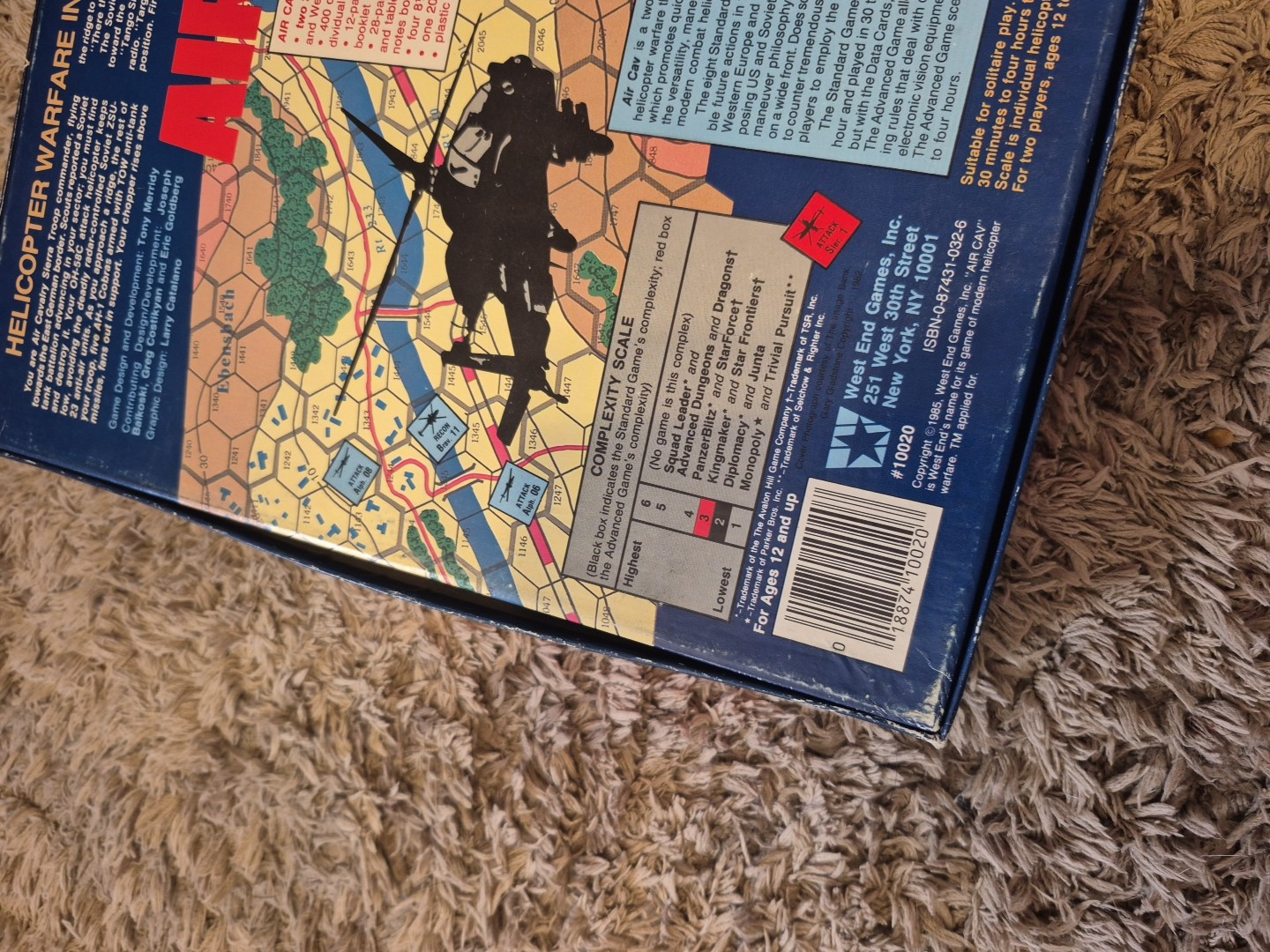 West End Games: Air Cav: Helicopter Warfare in the 80s: Used