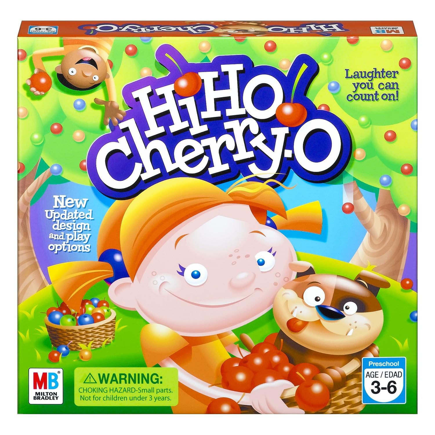 Hasbro Gaming Hi Ho Cherry-O Board Game for 2 to 4 10.75″ x 3″, Multicolor