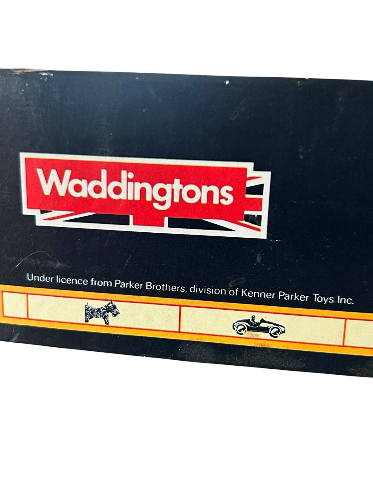 Vintage RARE Waddingtons Deluxe Monopoly Game Complete UK Edition Gold Tokens