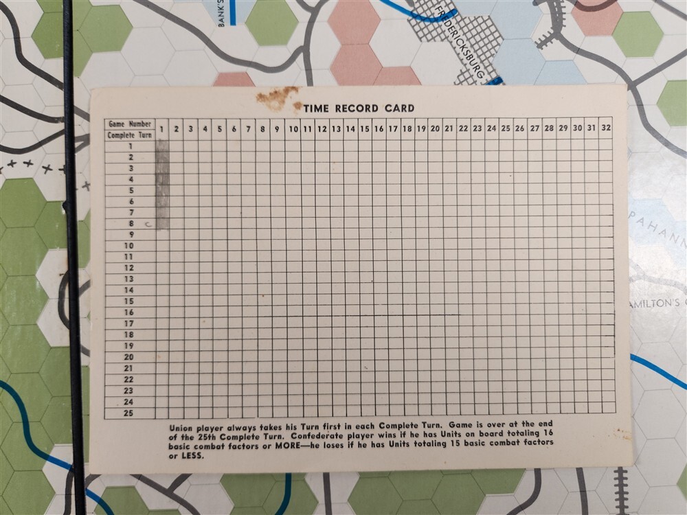 Chancellorsville America’s Civil War Battle Game ~ Avalon Hill 1961 VTG