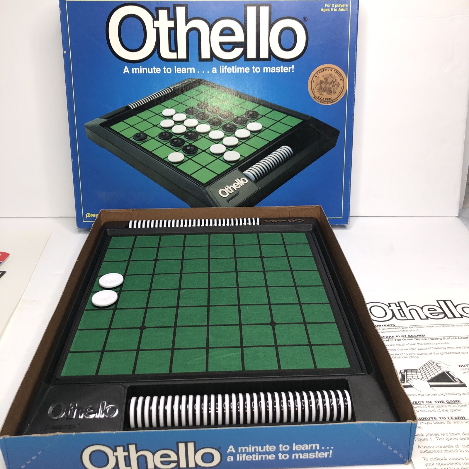 Othello Board Game – A Minute to Learn…a Lifetime to Master! by Pressman Games